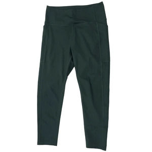 Girlfriend Collective Moss Green Pocket Compression Leggings Size L